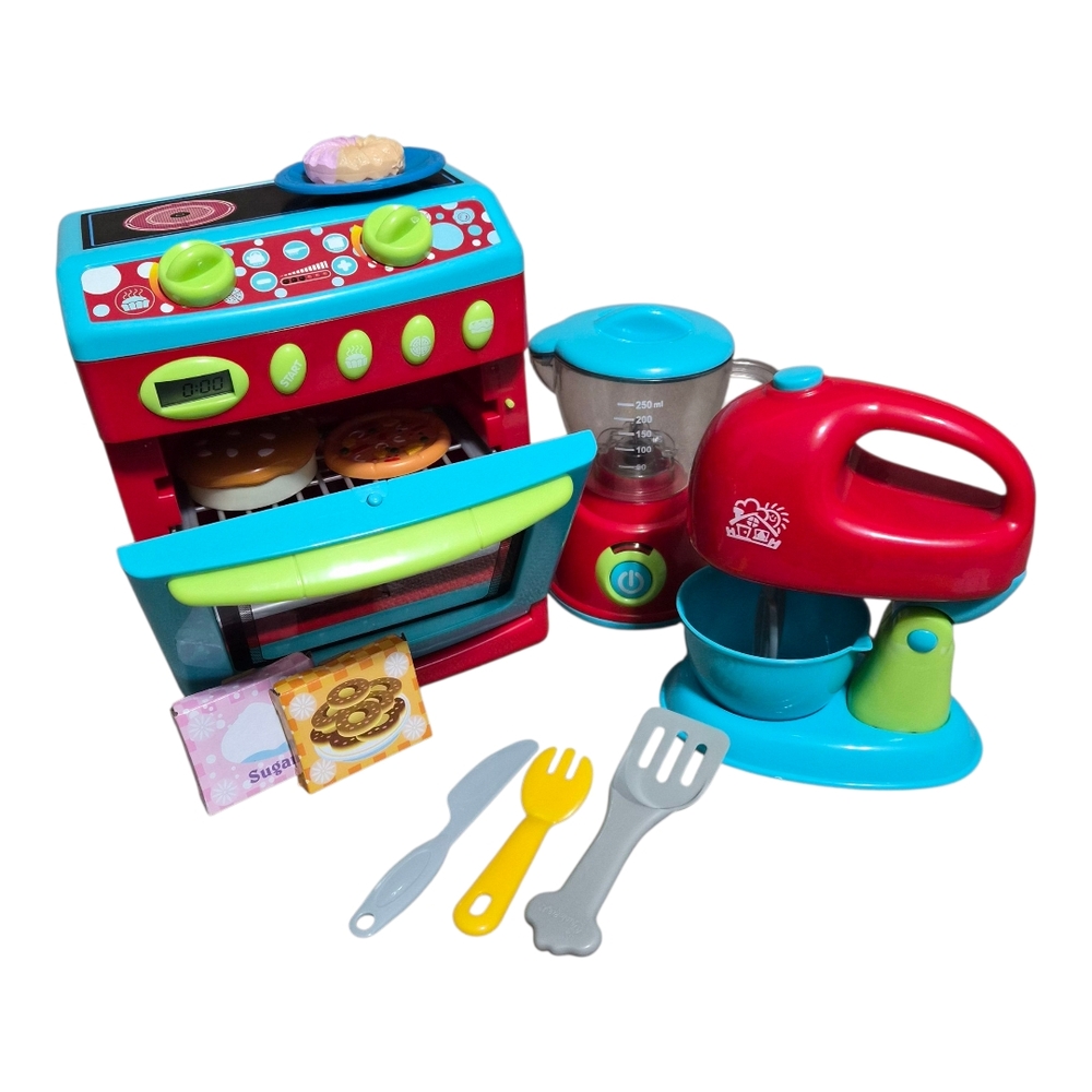 Kitchen Playset Oven Blender Mixer